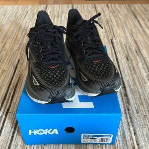 NIB Hoka Black and Gray Athletic Shoes